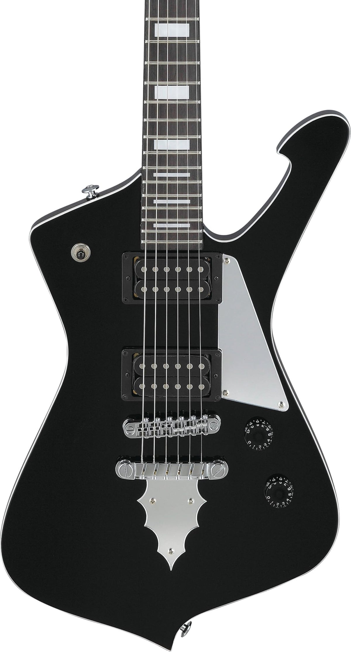 Ibanez PSM10 Paul Stanley miKro Short Scale Electric Guitar - Black w/ Case