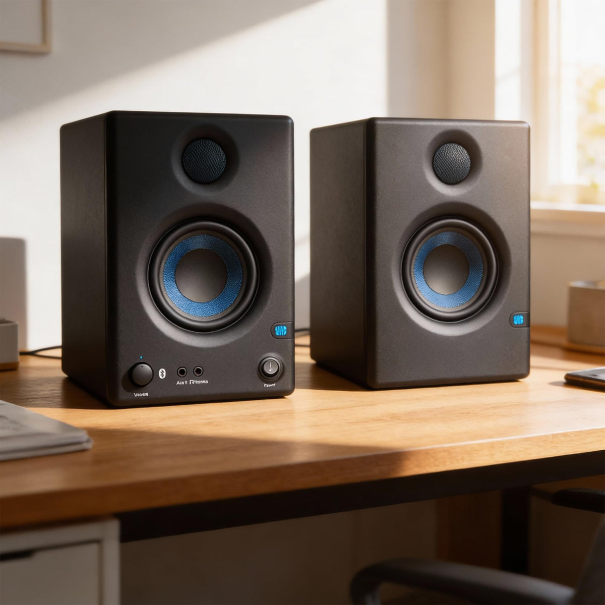 PreSonus Eris E3.5 BT Bluetooth Studio Monitor Pair w/ Monitor Stands