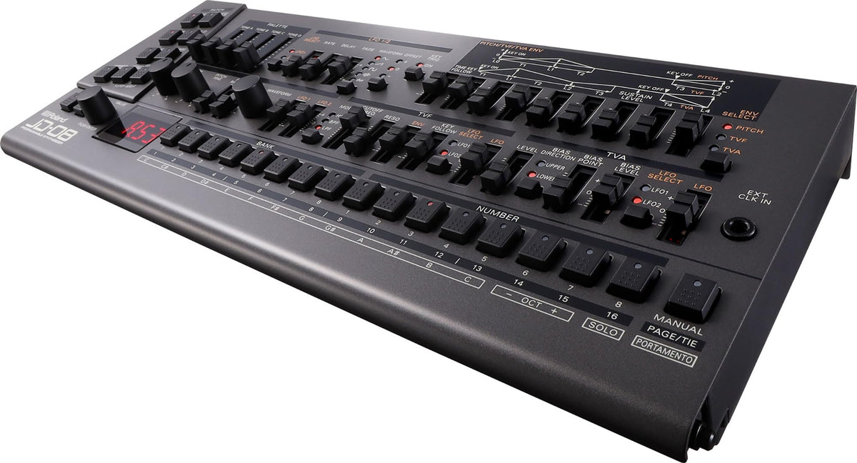 Roland JD-08 Sound Module Programmable Synthesizer w/ MIDI Cable