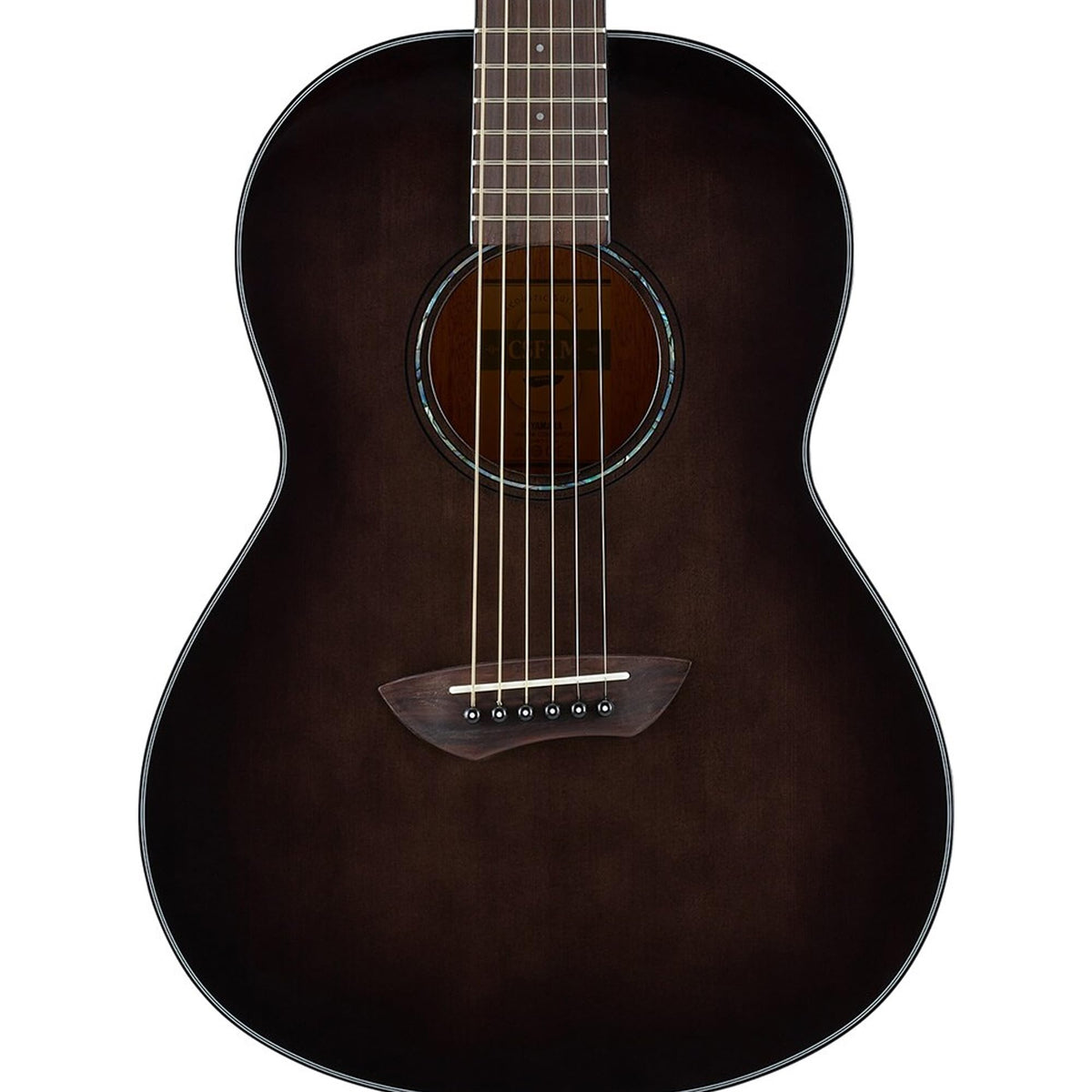 Yamaha CSF1M Parlor Acoustic Guitar - Translucent Black