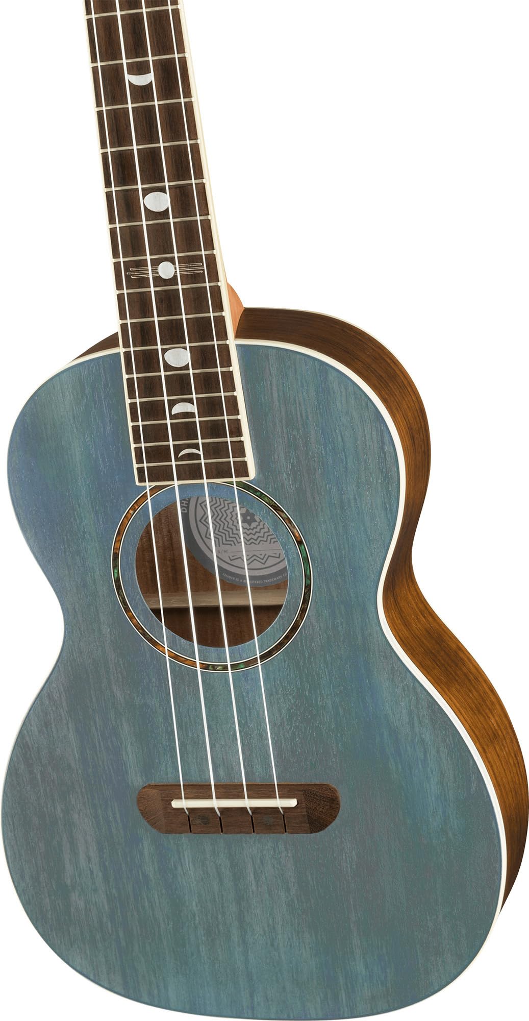 Fender Dhani Harrison Tenor Ukulele - Turquoise w/ Hard Case