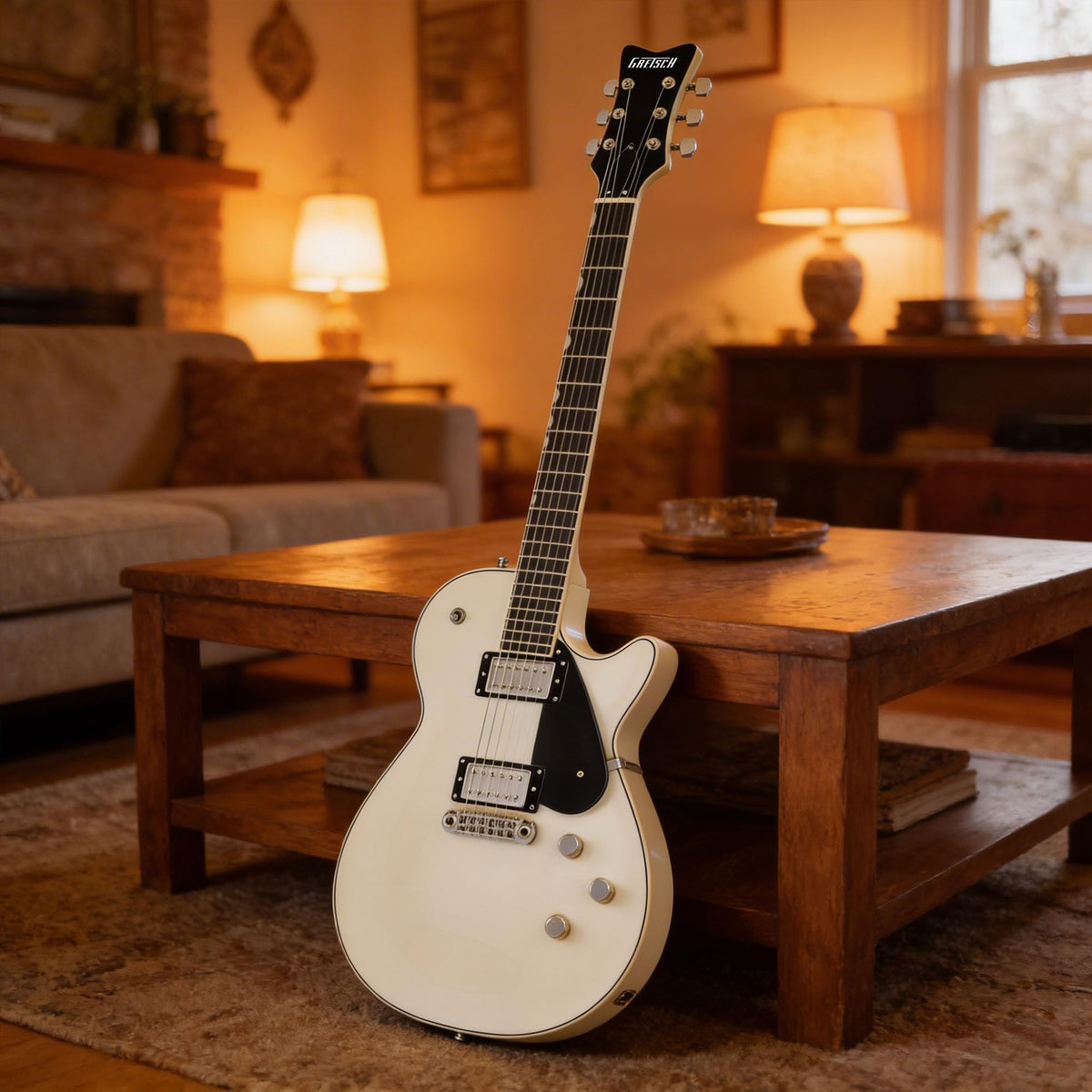Gretsch Electromatic Premier Jet Electric Guitar - Vintage Pearl w/ Strap