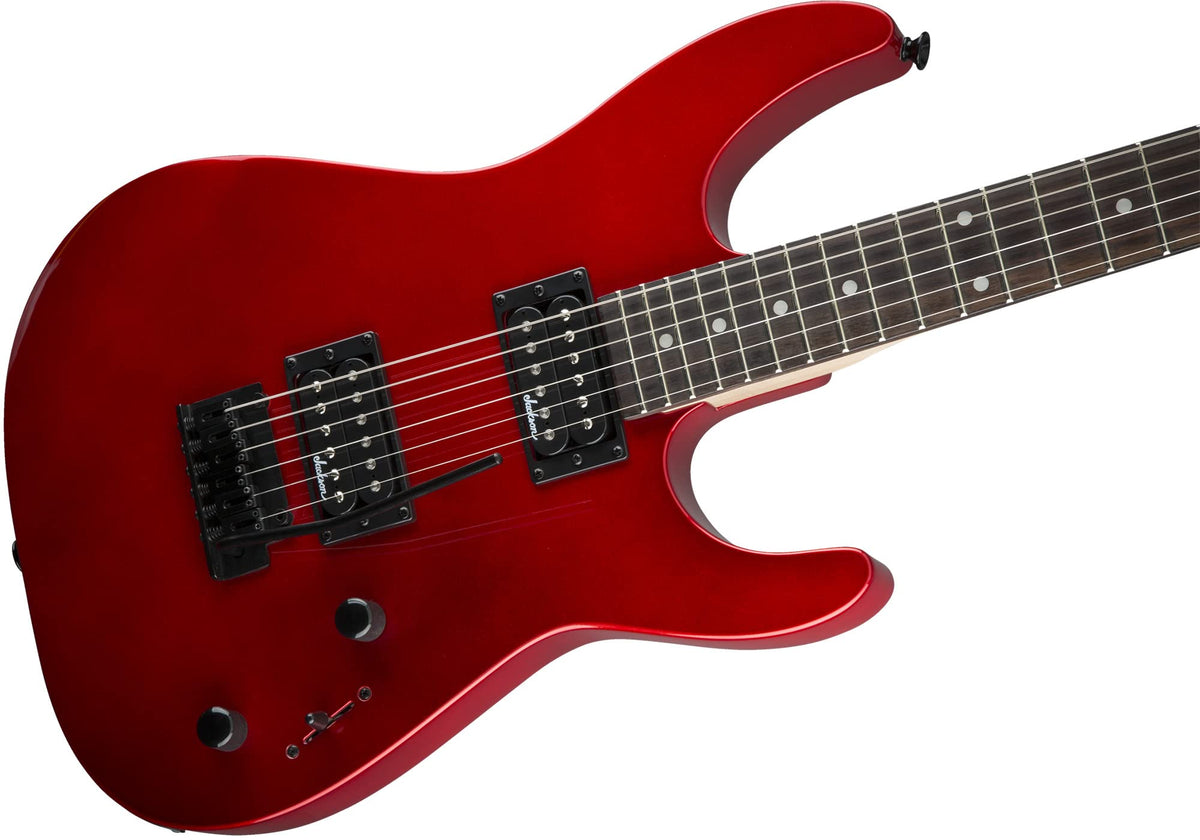 Jackson JS Series Dinky JS11 Electric Guitar - Metallic Red w/ Instrument Cable