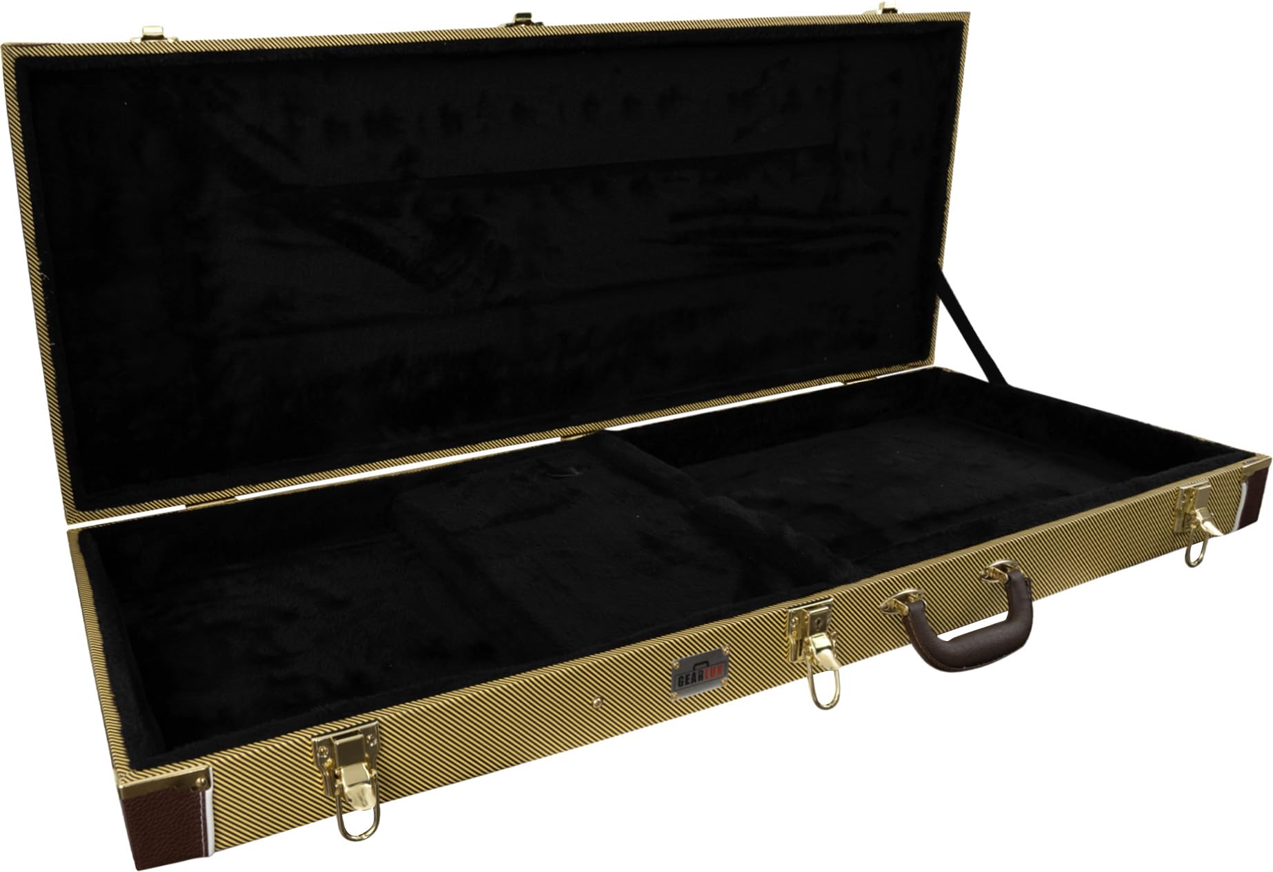 Gearlux Jaguar/Jazzmaster Wooden Case - Tweed