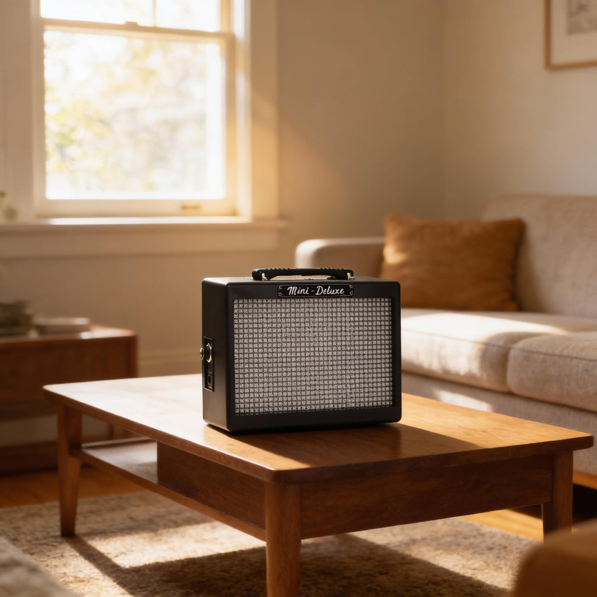 Fender MD20 Mini Deluxe Guitar Combo Amplifier w/ Instrument Cable