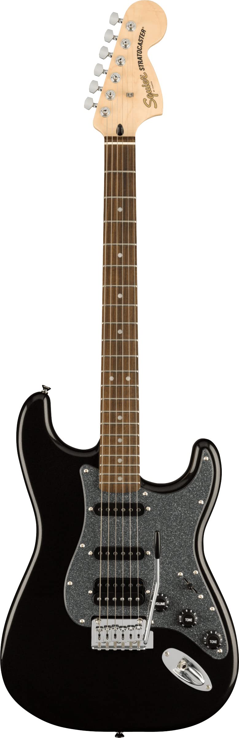 Fender Squier Affinity Stratocaster HSS - Metallic Black w/ Gig Bag