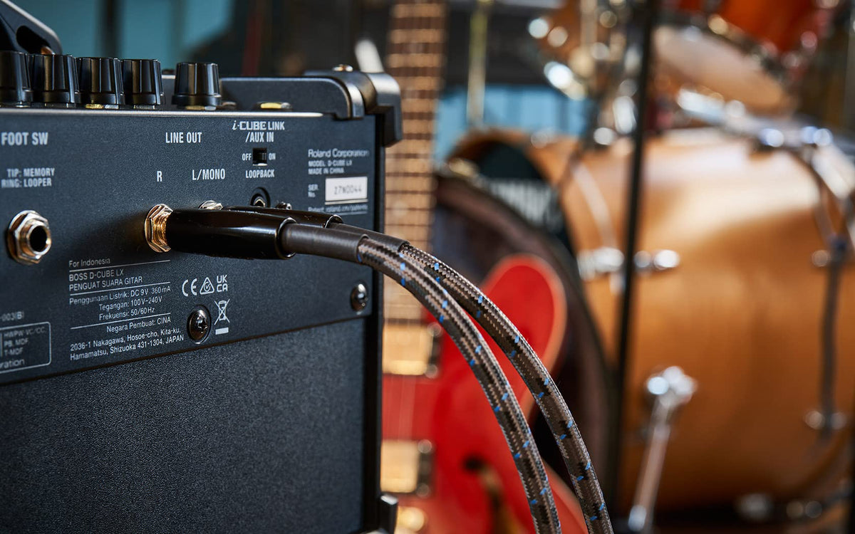 Boss Dual Cube LX Portable Electric Guitar Combo Amplifier w/ Instrument Cable