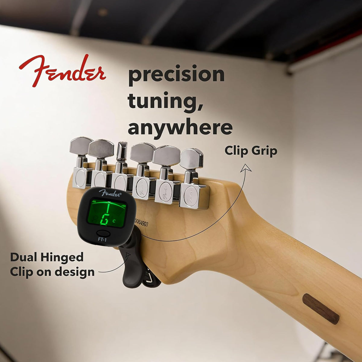 Fender FT-1 Professional Clip-On Chromatic Guitar Tuner