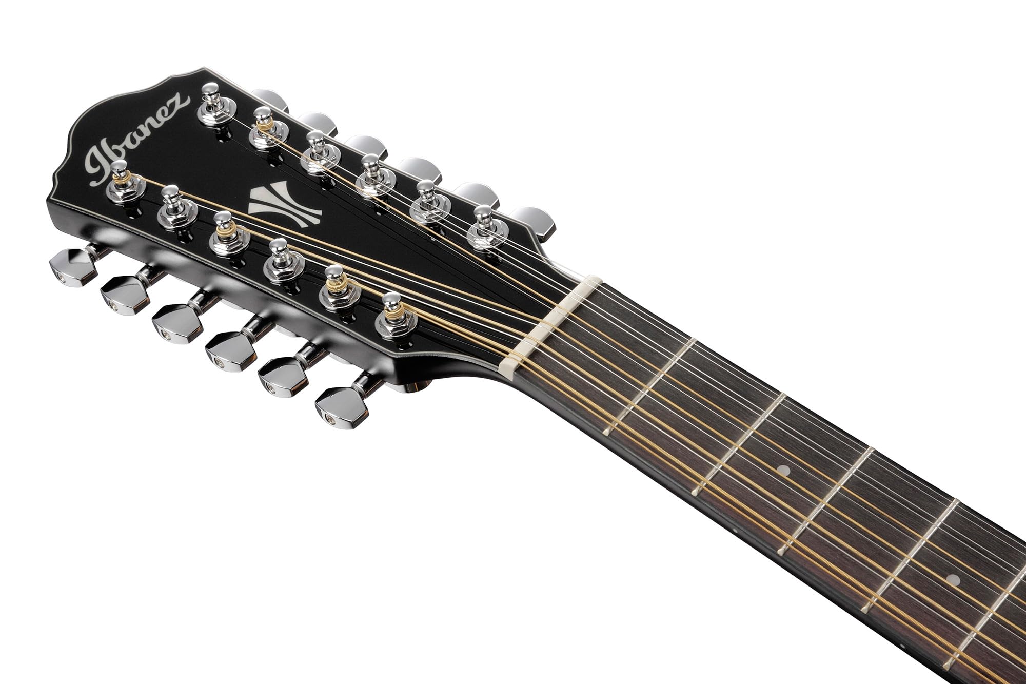 Ibanez AEG5012 AEG 12-String Acoustic-Electric Guitar - Black w/ Case