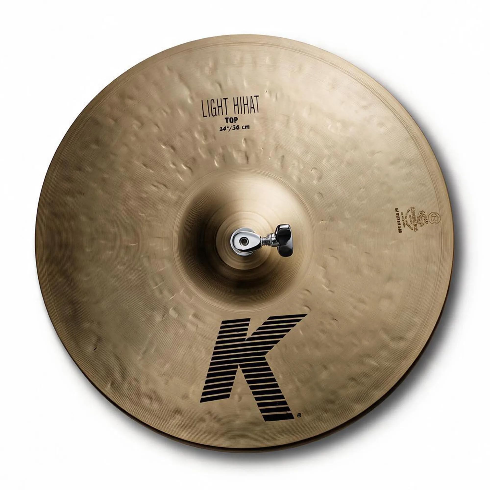 Zildjian K0812 14" K Light Hi-Hat Cymbals Pair w/ Drumstick Bag