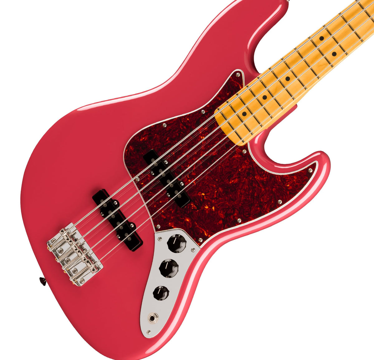 Fender American Professional Classic Jazz Bass - Faded Dakota Red w/ Cleaning Kit