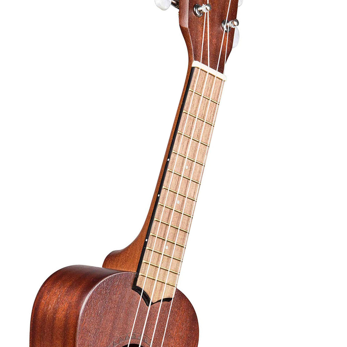 Kala KA-15S-H1 Satin Mahogany Soprano Ukulele - Hawaiian Islands w/ Gig Bag