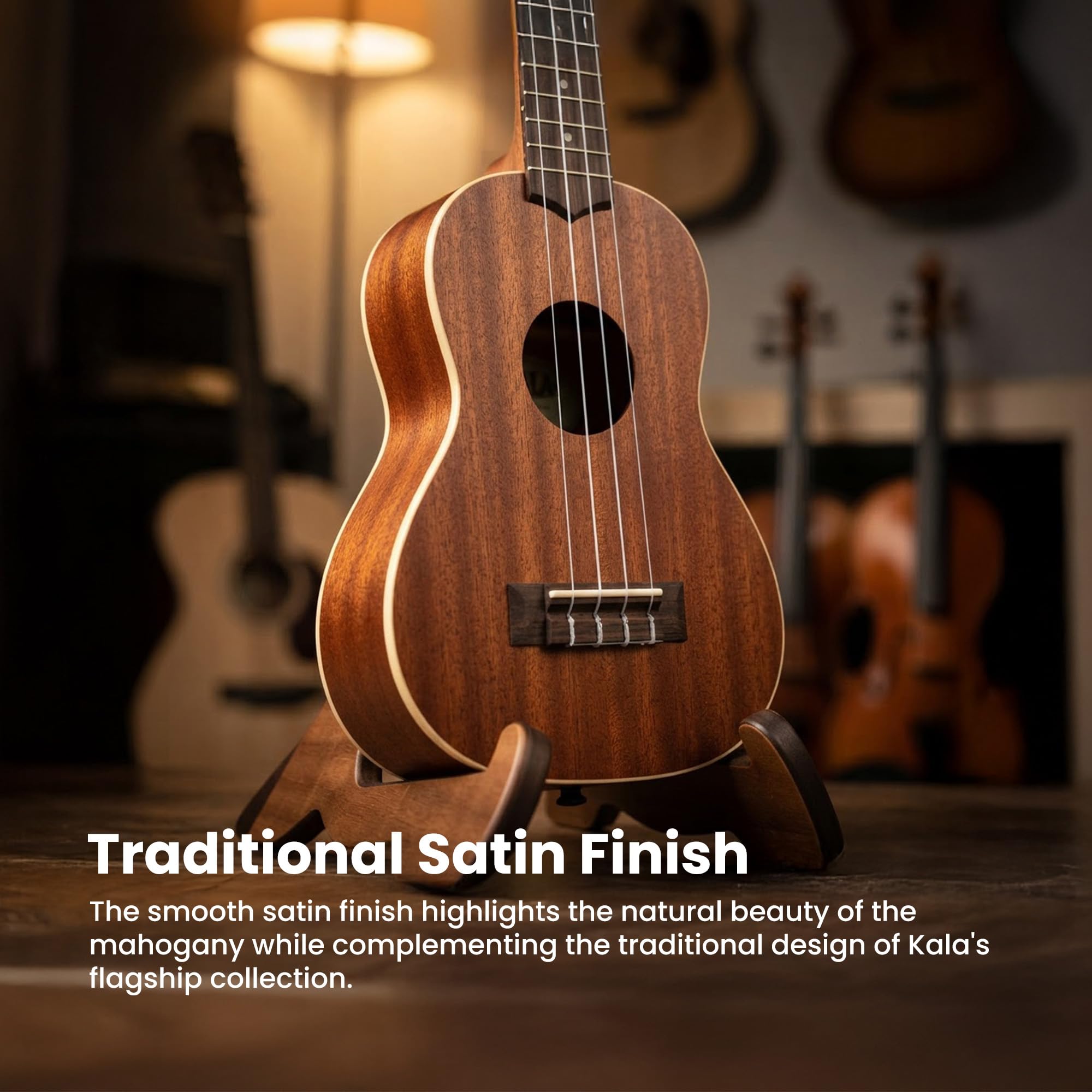 Kala KA-S Satin Mahogany Soprano Ukulele