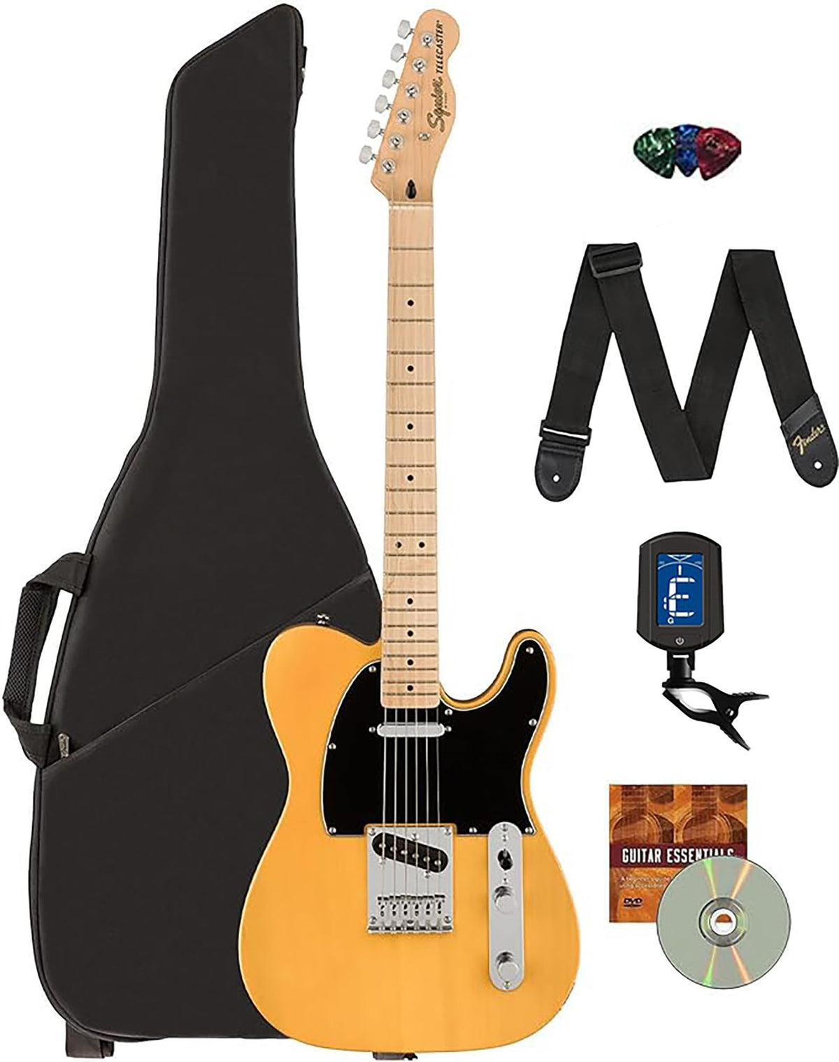 Fender Squier Affinity Telecaster - Butterscotch Blonde w/ Gig Bag