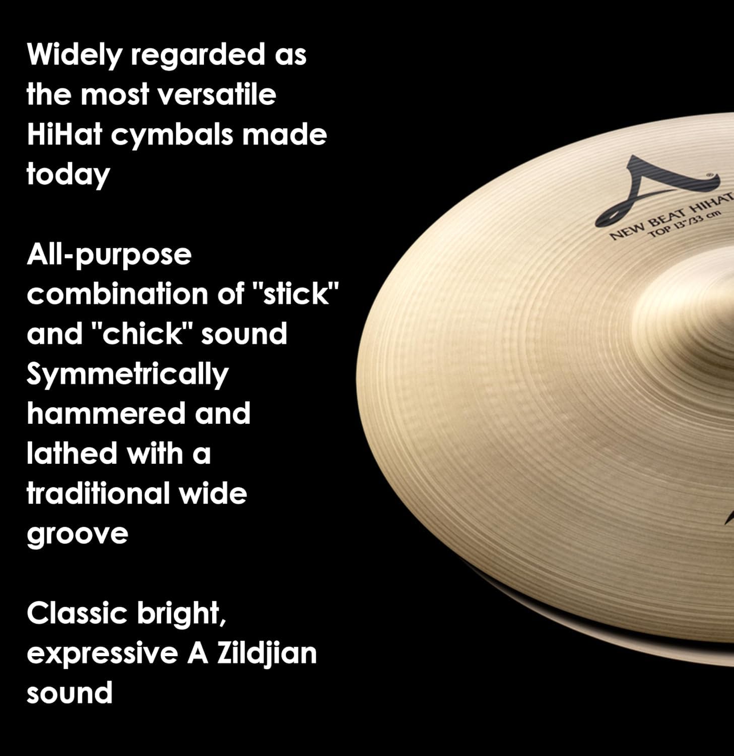 Zildjian A0130 13" A New Beat Hi-Hats Cymbals