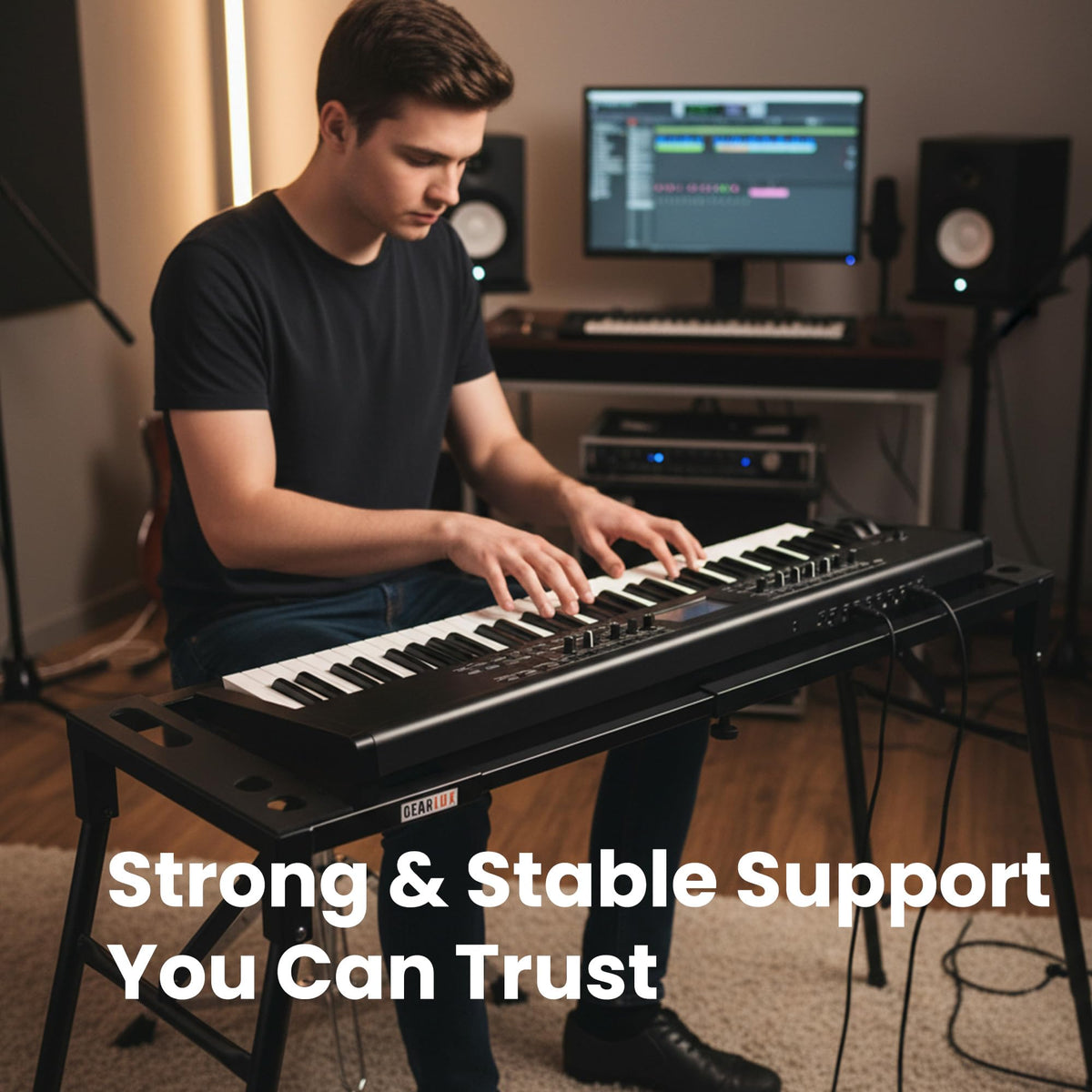 Gearlux Adjustable Multi-Purpose Mixer/Keyboard Stand