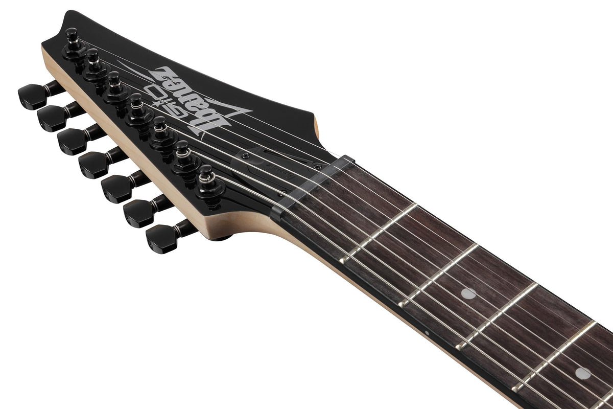 Ibanez GRG7221QA RG Gio 7-String Electric Guitar - Transparent Black Sunburst w/ Gig Bag