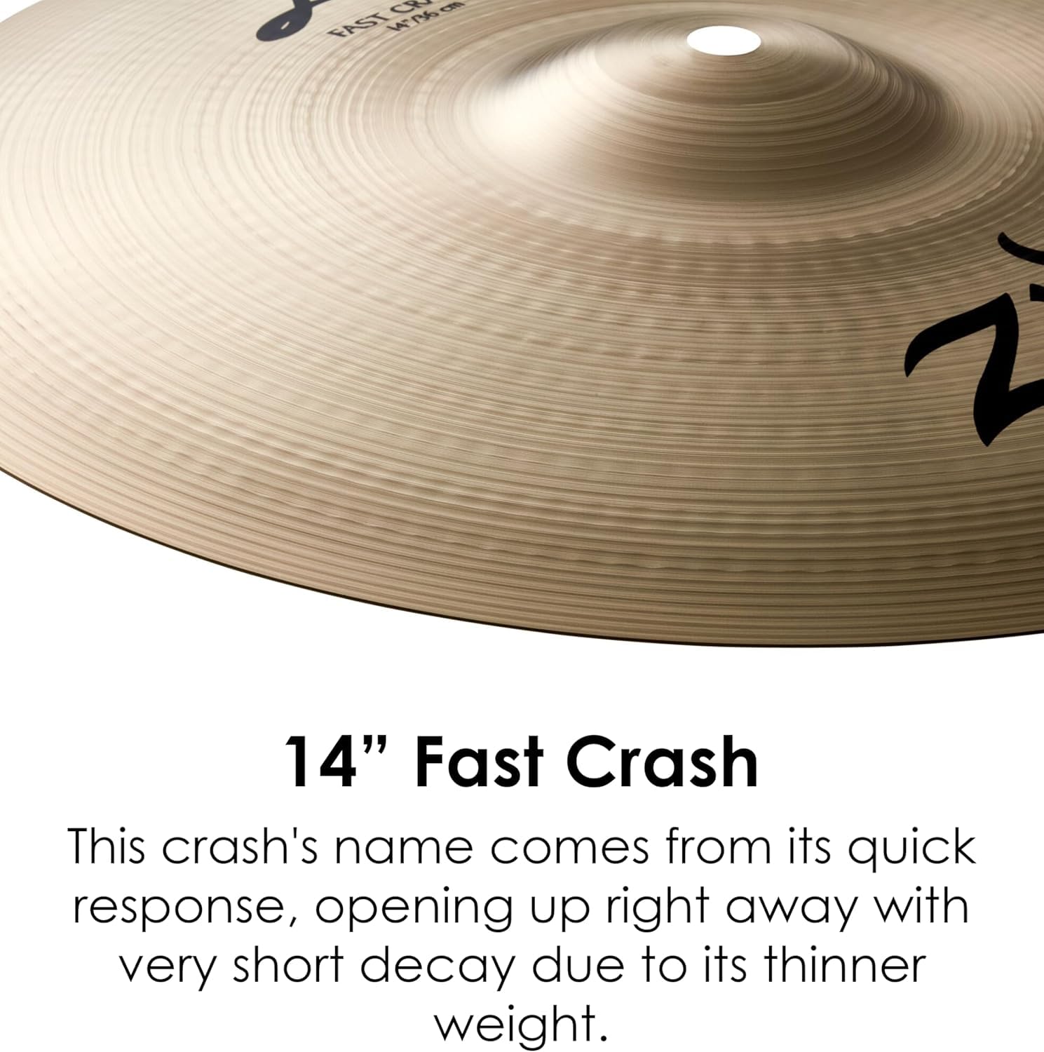 Zildjian A0264 14" A Fast Crash Cymbal