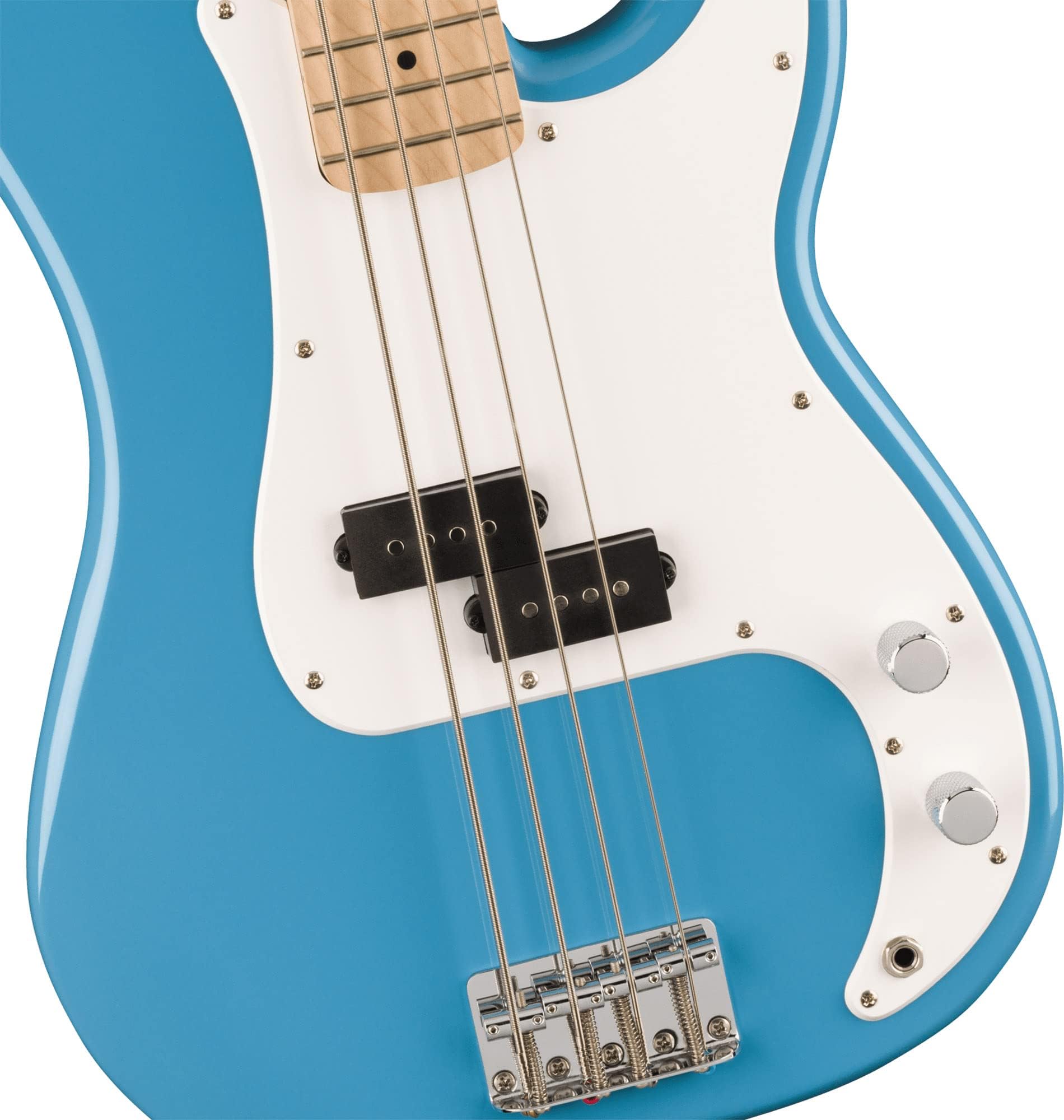Fender Squier Sonic Precision Bass Guitar - California Blue w/ Mustang Micro