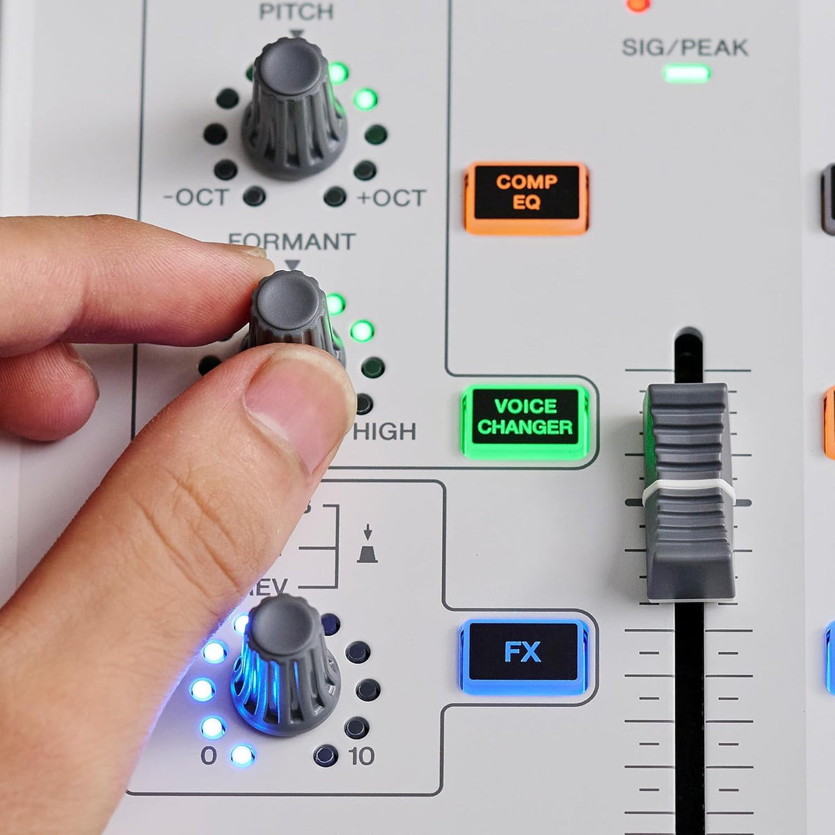 Yamaha AG08 Live Streaming 8-Channel Mixer - White