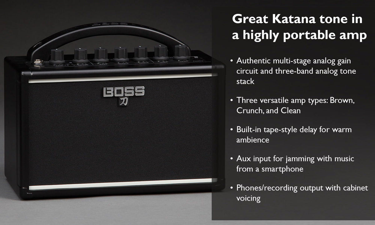 Boss Katana Mini Guitar Combo Amplifier w/ Power Supply