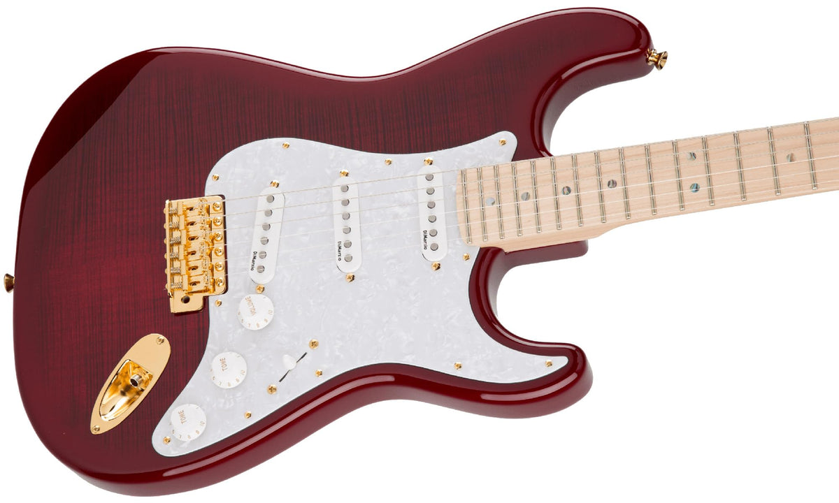 Fender Richie Kotzen Stratocaster - Transparent Red Burst w/ Gig Bag