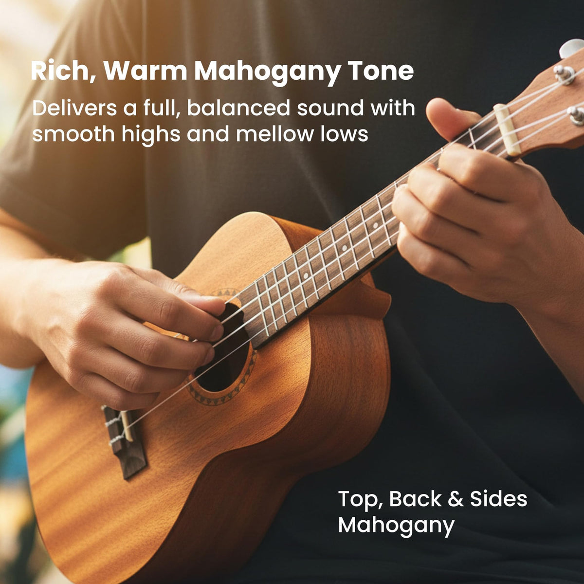 Kala KA-15C Satin Mahogany Concert Ukulele w/ Hard Case