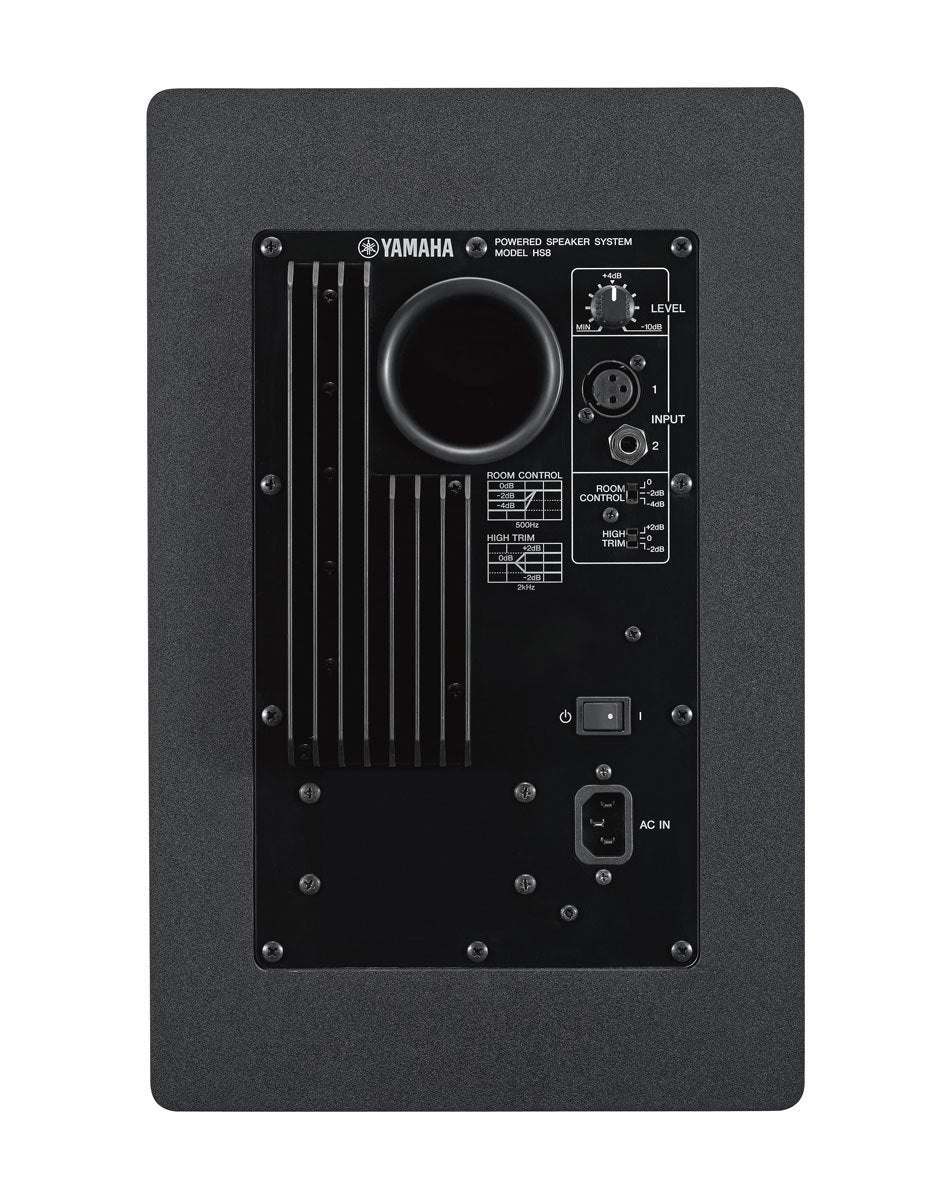 Yamaha HS8 8-Inch Powered Studio Monitor Pair w/ Cables