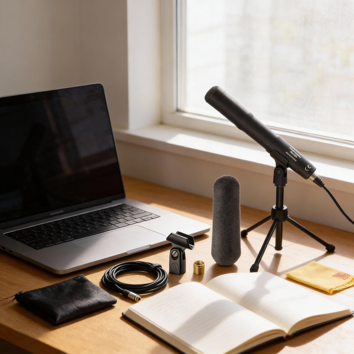 Audio-Technica AT875R Line + Gradient Condenser Microphone w/ Stand