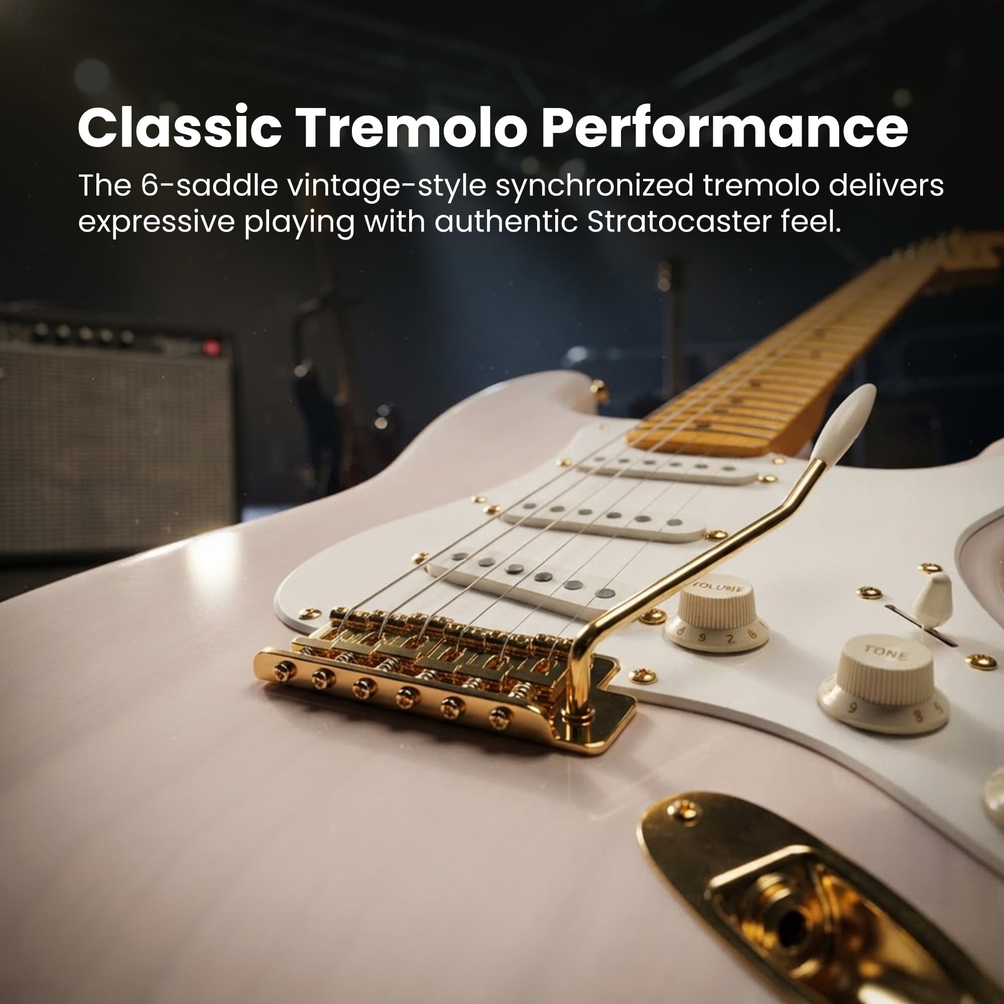 Fender Squier Classic Vibe '50s Stratocaster - White Blonde w/ Gig Bag