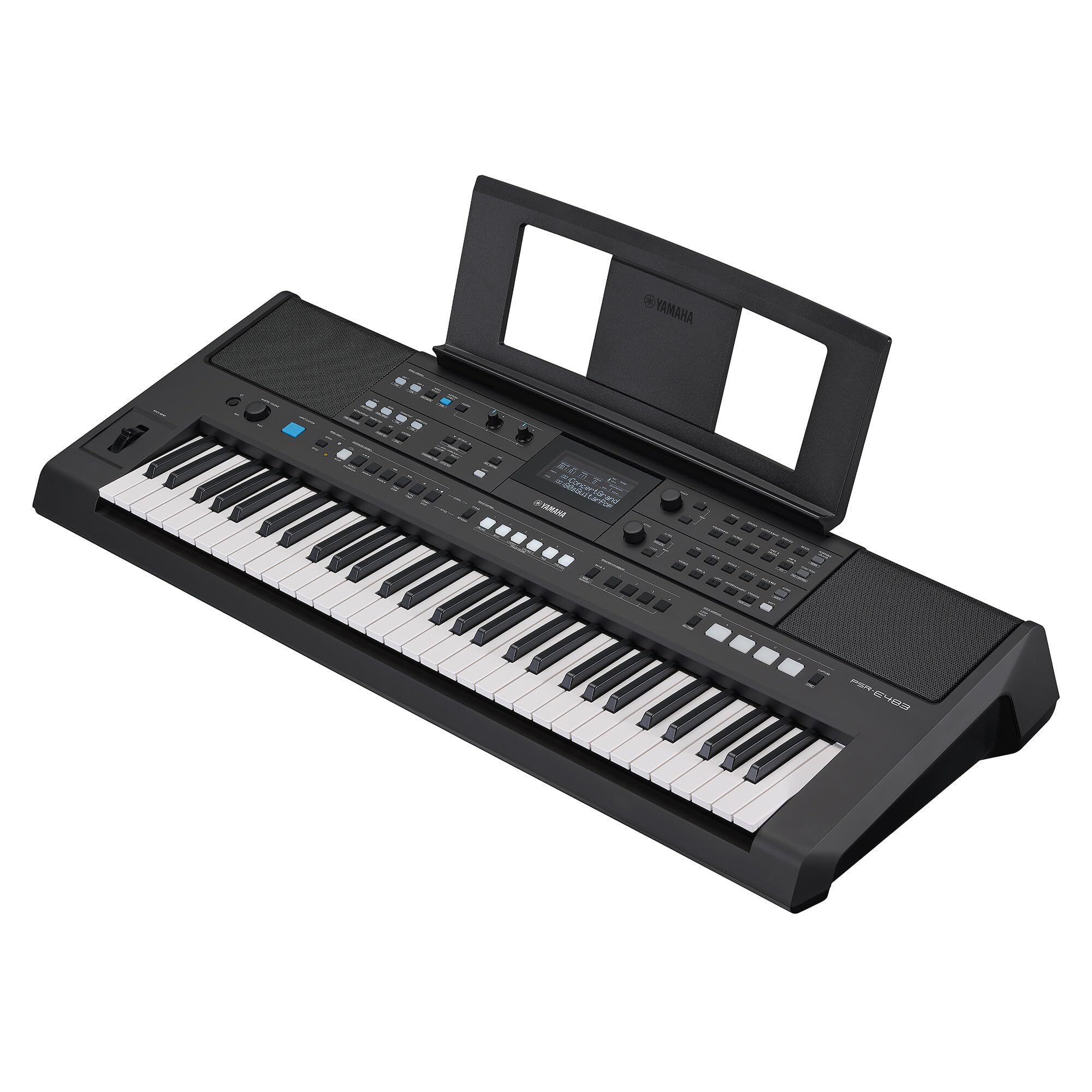 Yamaha PSR-E483 61-Key Touch-Sensitive Portable Keyboard