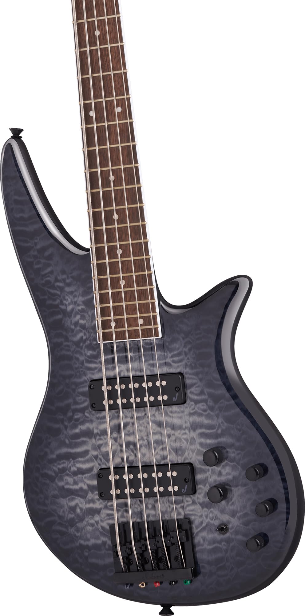 Jackson X Series SBXQ V 5-String Spectra Bass - Transparent Black Burst