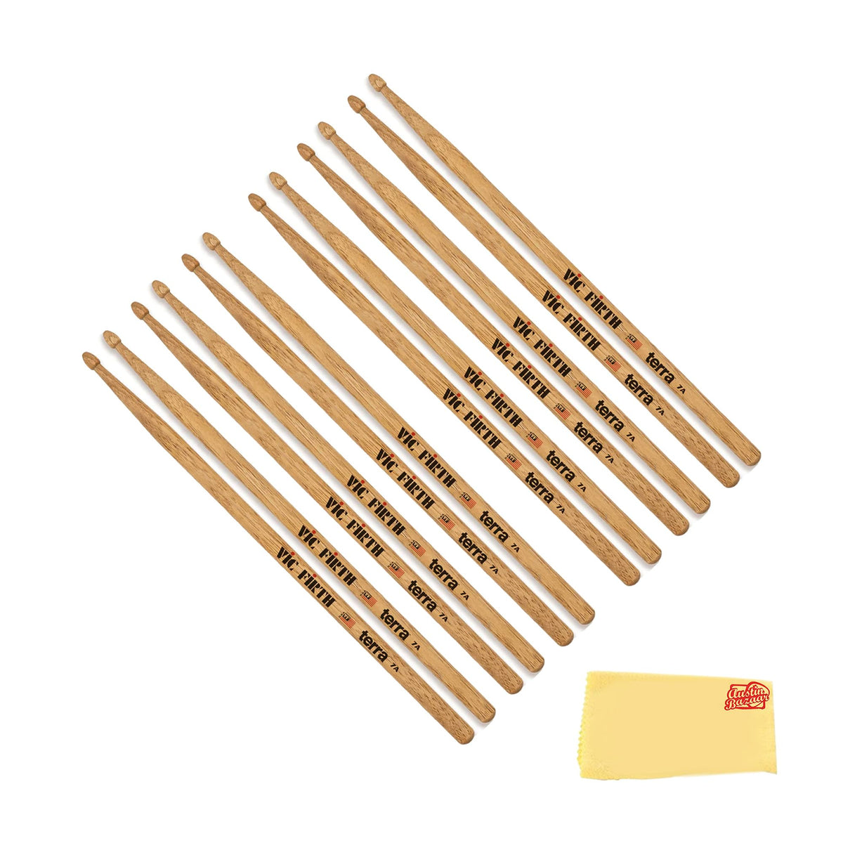 Vic Firth American Classic 7A Terra Series Drumsticks - 6 Pack