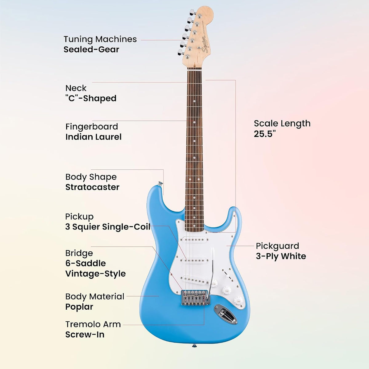 Fender Squier Stratocaster - California Blue