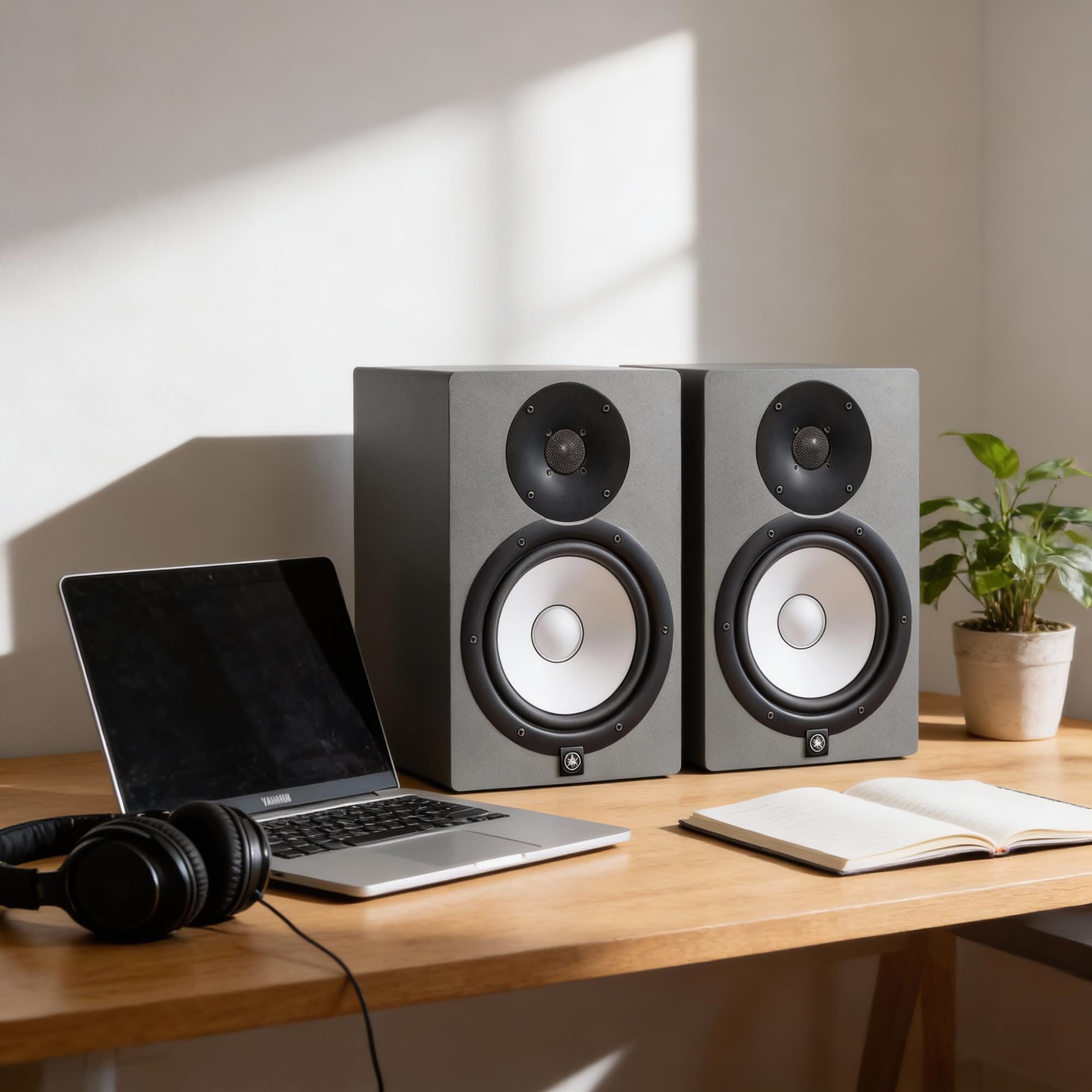 Yamaha HS8 Studio Monitor Powered Speaker Pair - Slate Grey