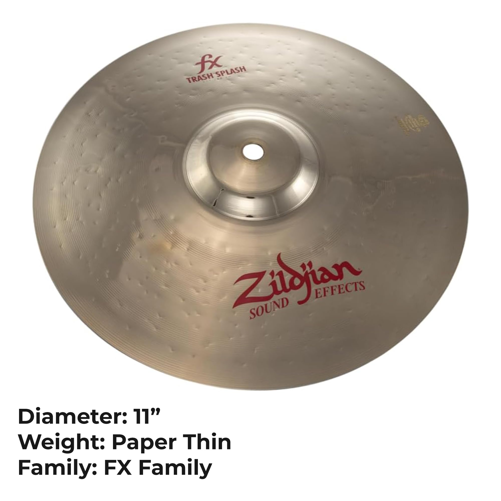 Zildjian A0611 11" FX Trash Splash Cymbal