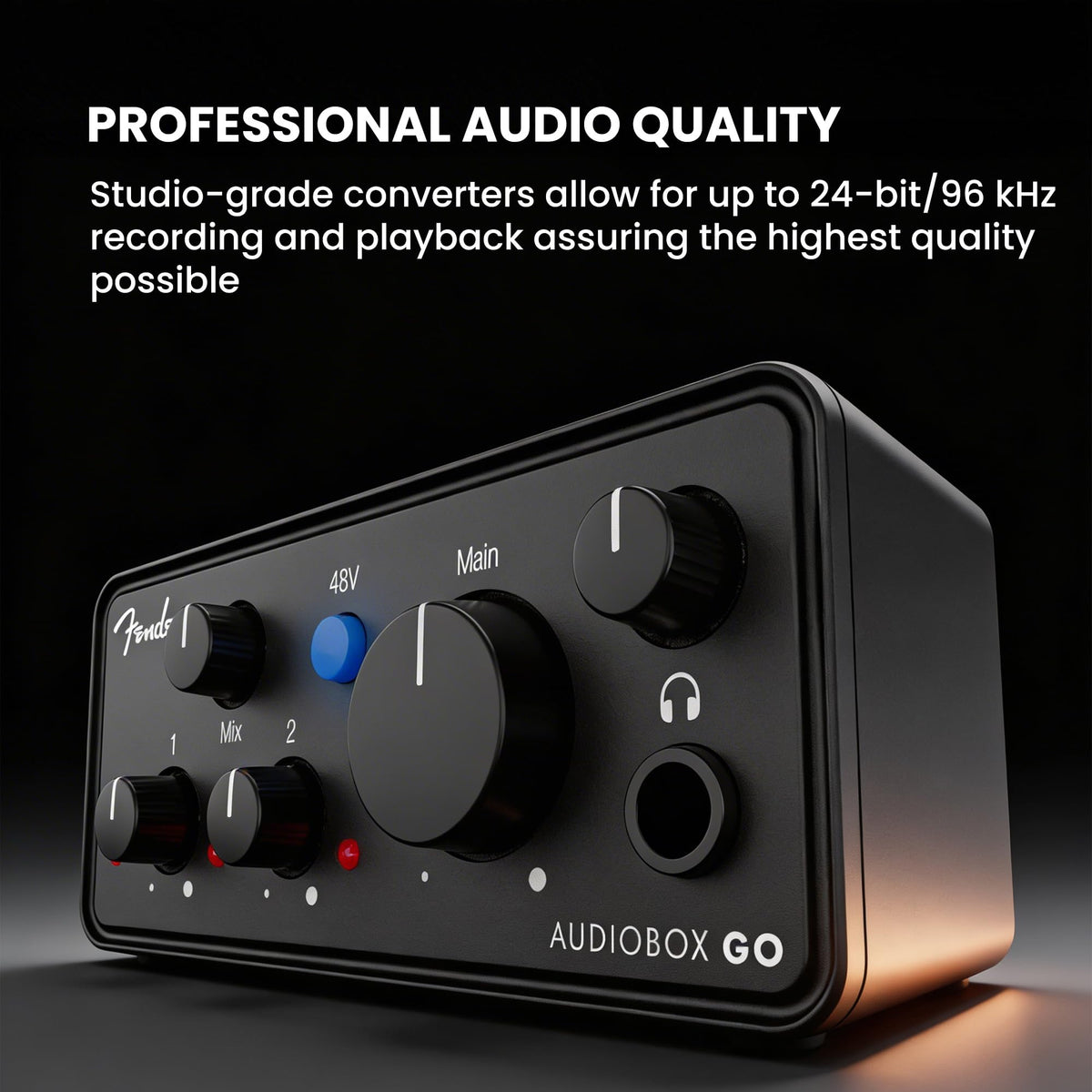 Fender AudioBox Go USB-C Audio Interface w/ Headphones