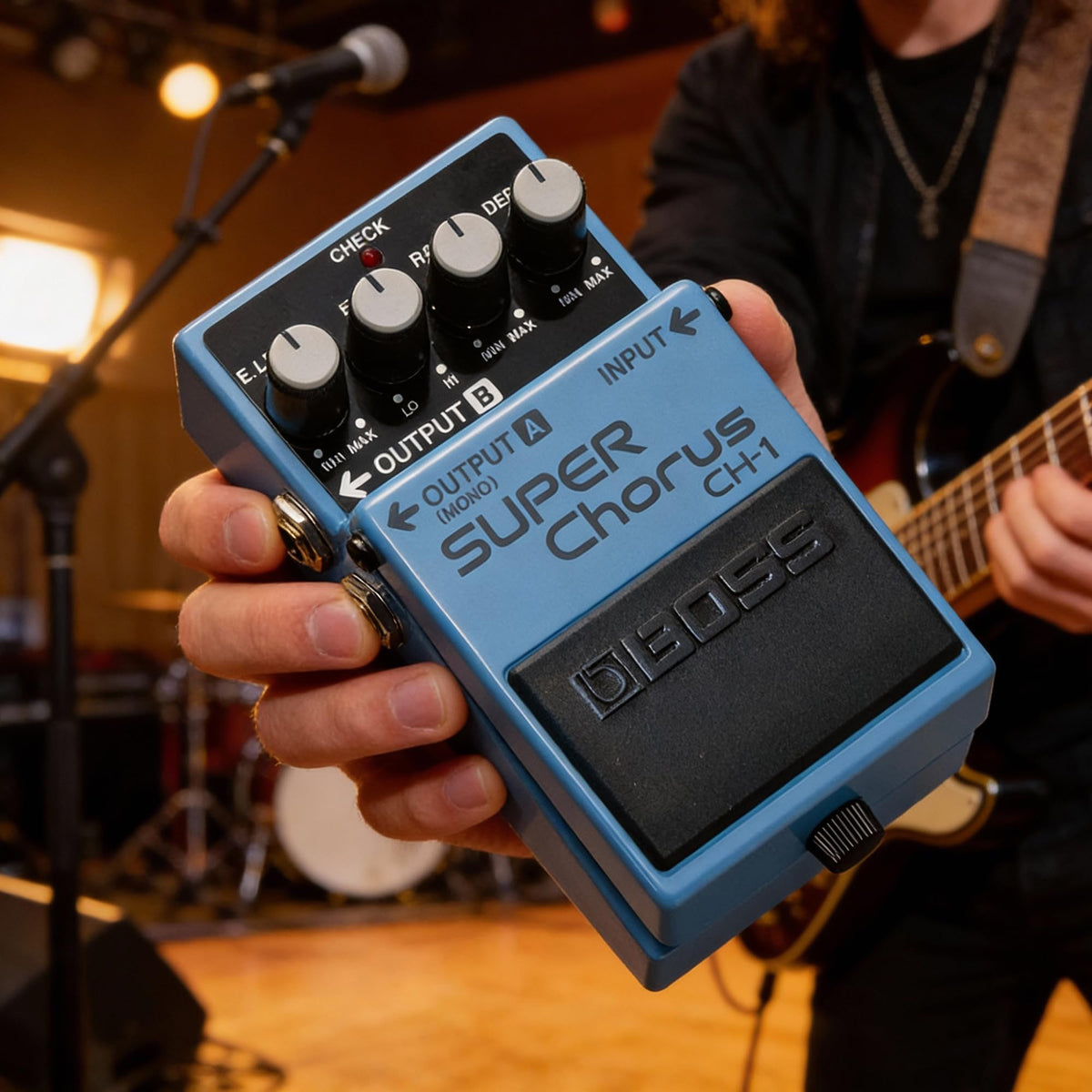 Boss CH-1 Super Chorus w/ Instrument Cable