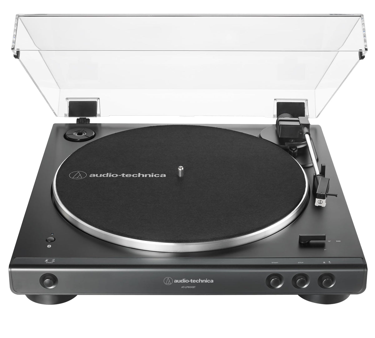 Audio-Technica AT-LP60XBT Fully Automatic Wireless Belt-Drive Turntable - Black w/ Cleaning Kit