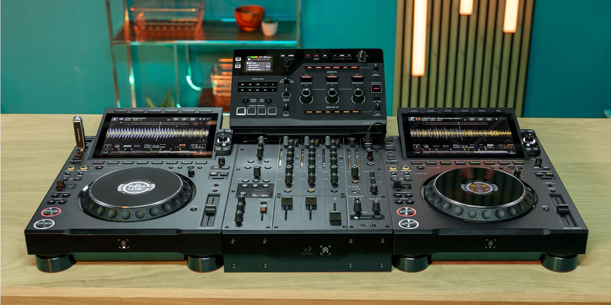 Pioneer DJ AlphaTheta DJM-V5 3-Channel Professional DJ Mixer