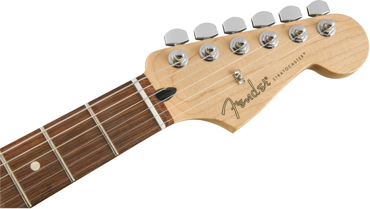 Fender Player Stratocaster, Pau Ferro - Polar White w/ Tweed Hard Case