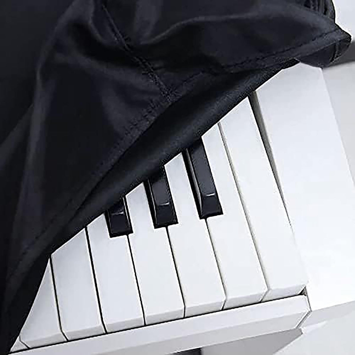 Gearlux Stretchy Keyboard Dust Cover for 88-Key Digital Pianos (60 x 22 x 8 Inches) w/ Keyboard Stand