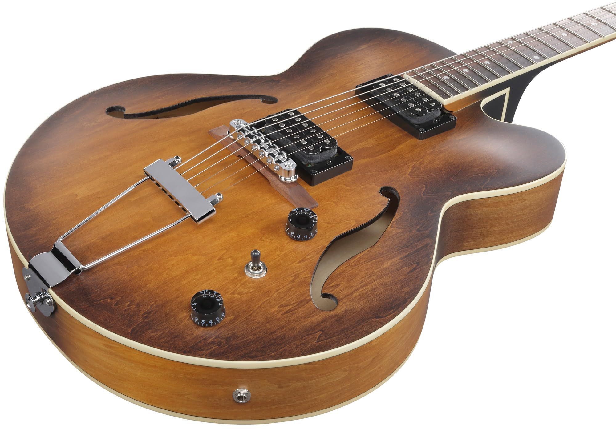Ibanez AF55 AF Artcore Hollow Body Electric Guitar - Tobacco Flat w/ Amplifier