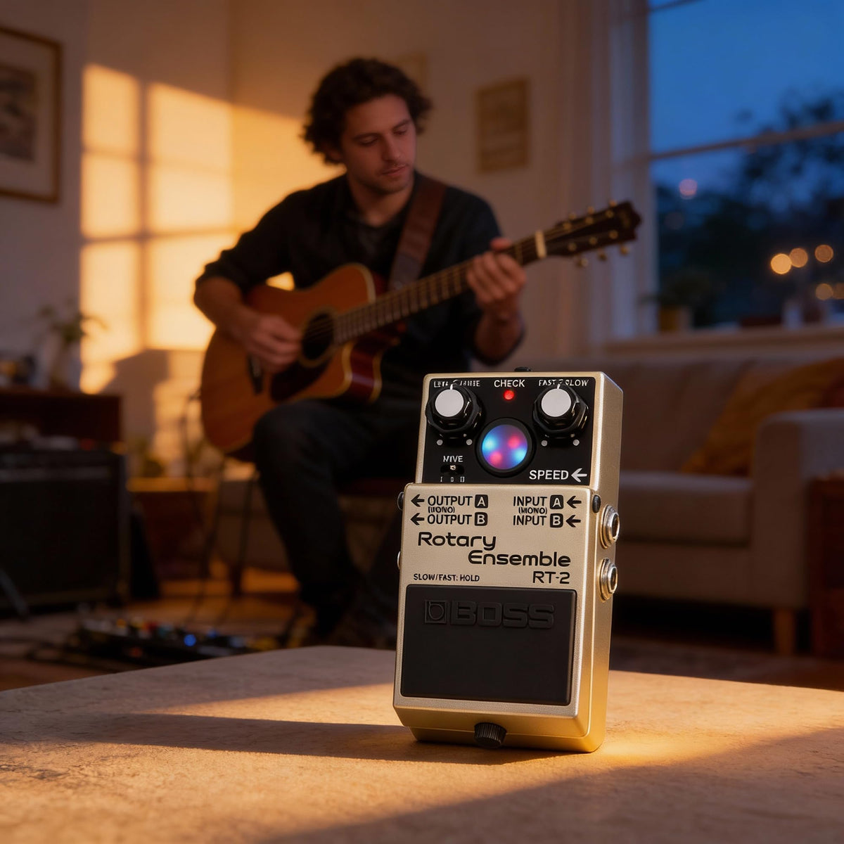Boss RT-2 Rotary Ensemble w/ Power Supply
