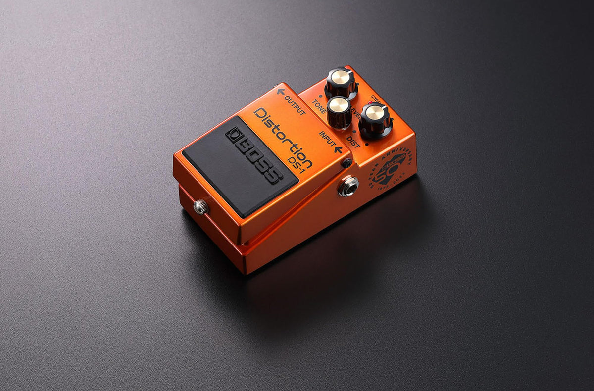 Boss DS-1 Distortion Limited Edition 50th Anniversary w/ Power Supply