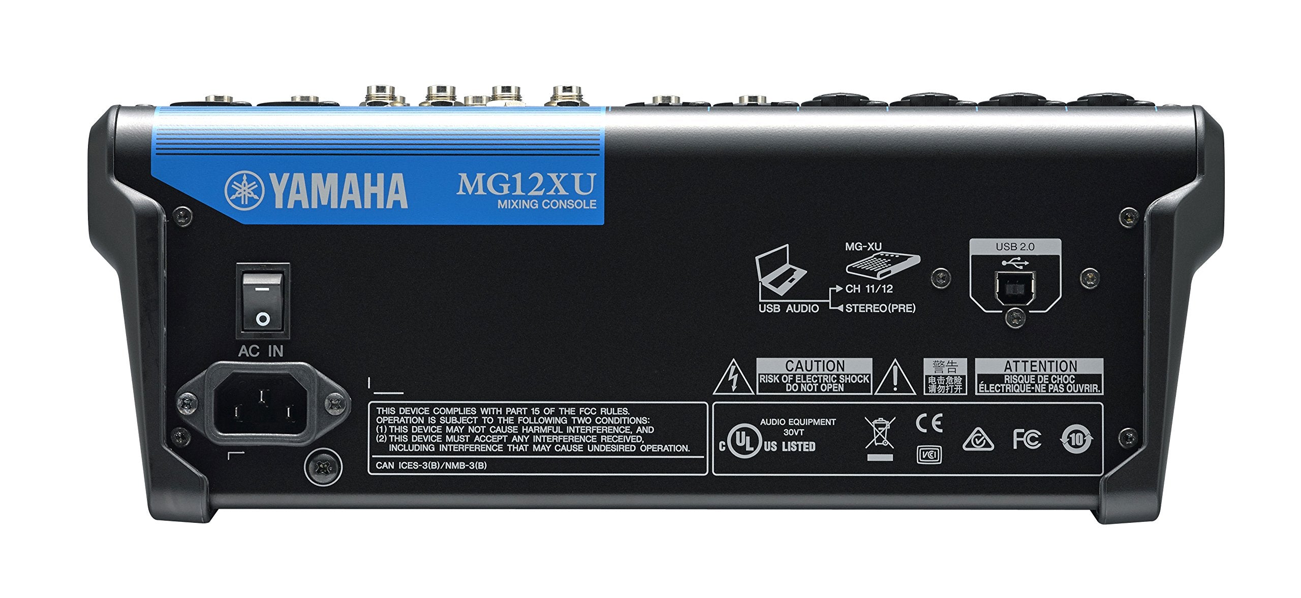 Yamaha MG12XU Mixer w/ XLR Cables