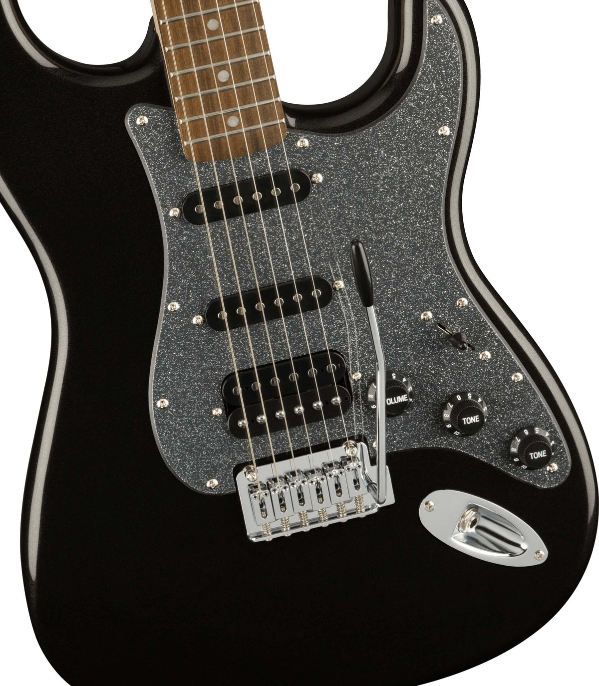 Fender Squier Affinity Stratocaster HSS - Metallic Black w/ Gig Bag