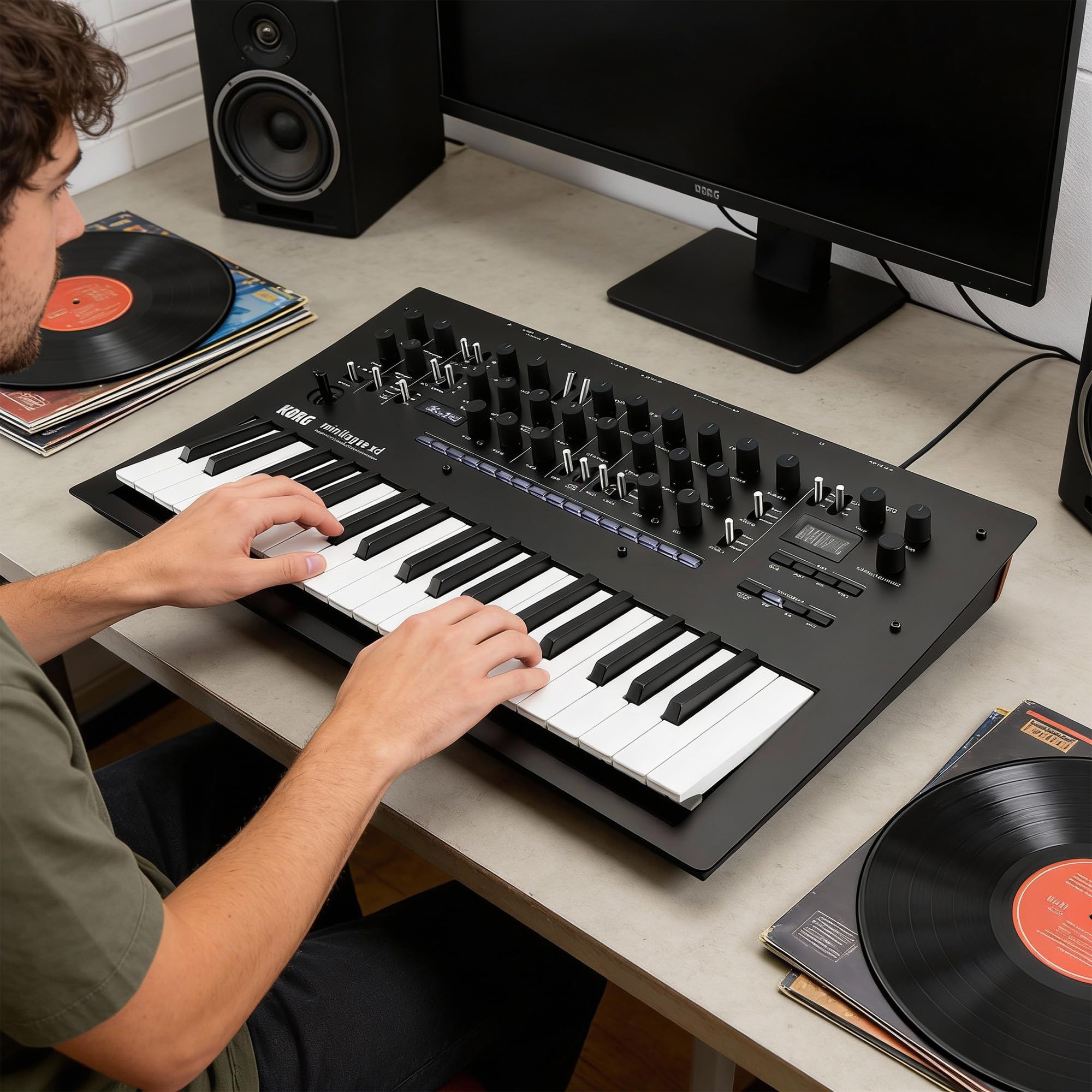 Korg Minilogue XD Polyphonic Analog Synthesizer w/ Cables