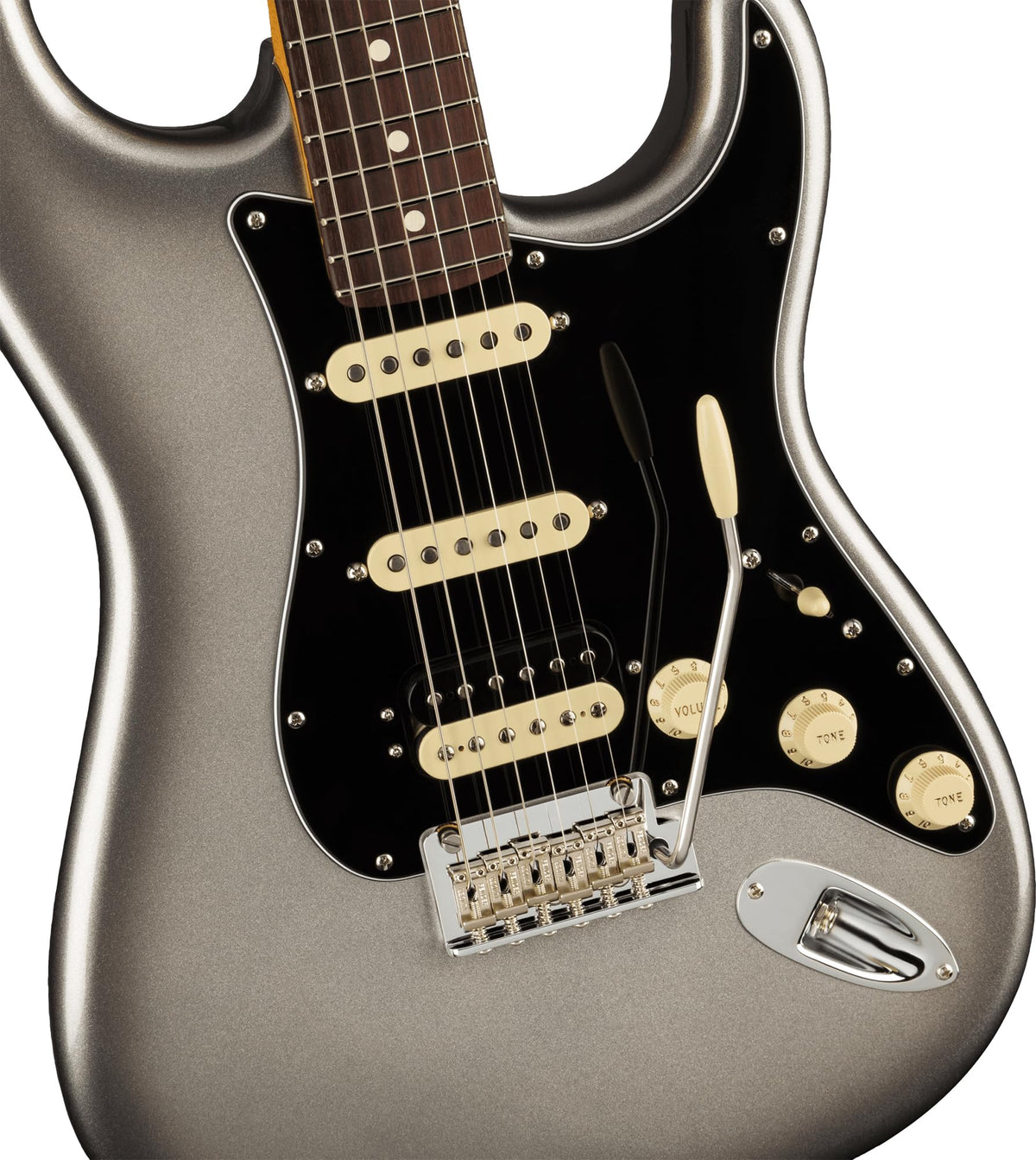 Fender American Professional II Stratocaster HSS - Mercury w/ Cleaning Kit