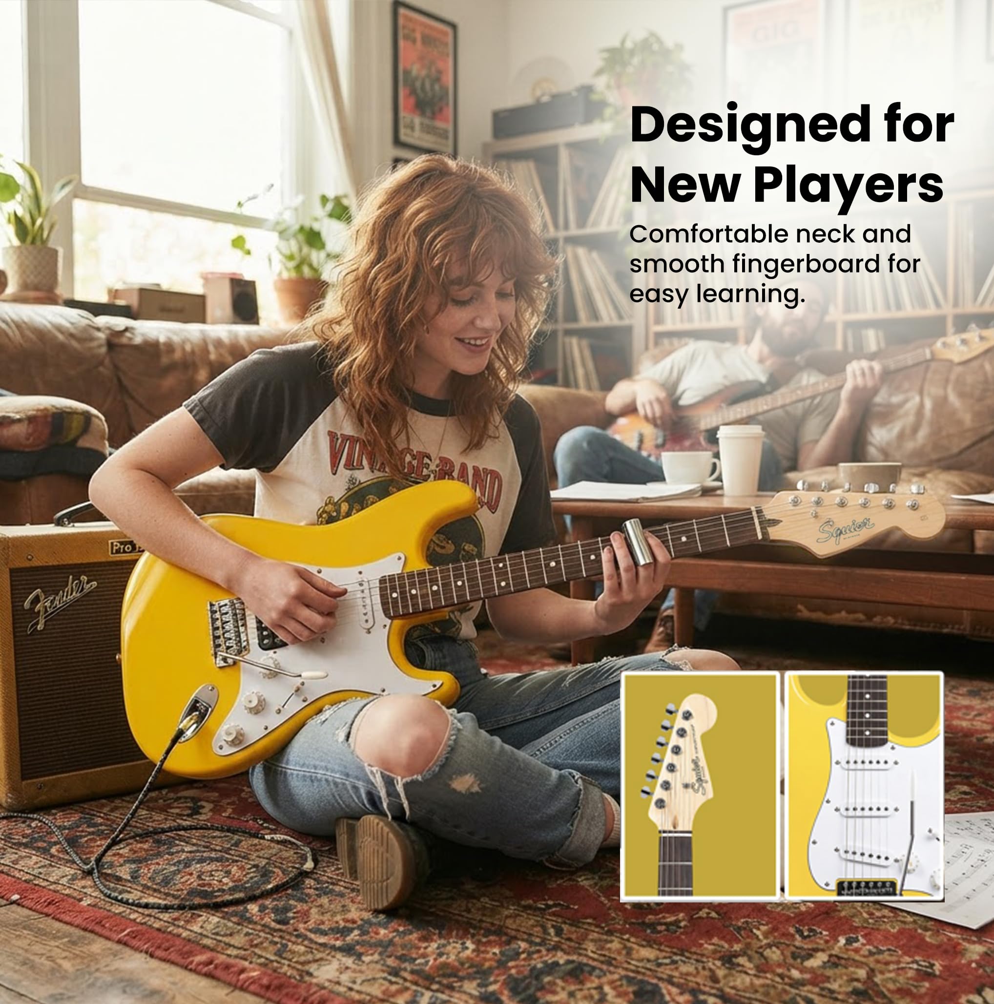 Fender Squier Stratocaster - Graffiti Yellow